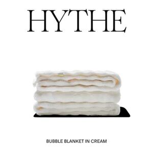 NWT Hythe Cream Bubble Blanket